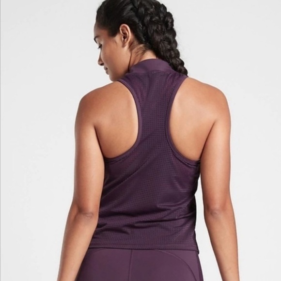 Athleta Hit It Rouvjed plum tank XS - Picture 2 of 6